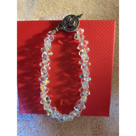 swarovski icicle products for sale | eBay Swarovski Icicle .800 Silver Vintage Sparkling Bracelet